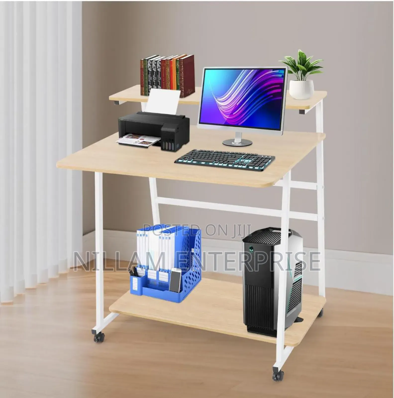 3tier Minimalist Computer Desk,