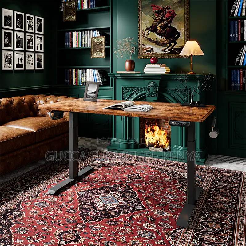 Imported Height Adjustable Computer Table-120cm