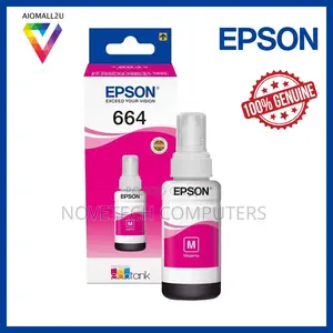 Epson T6643 (C13t66434a) Original Ink Bottle 70ml - Magenta