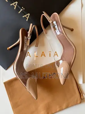 Quality Slingback (Alaia)Clear Strap Heels*