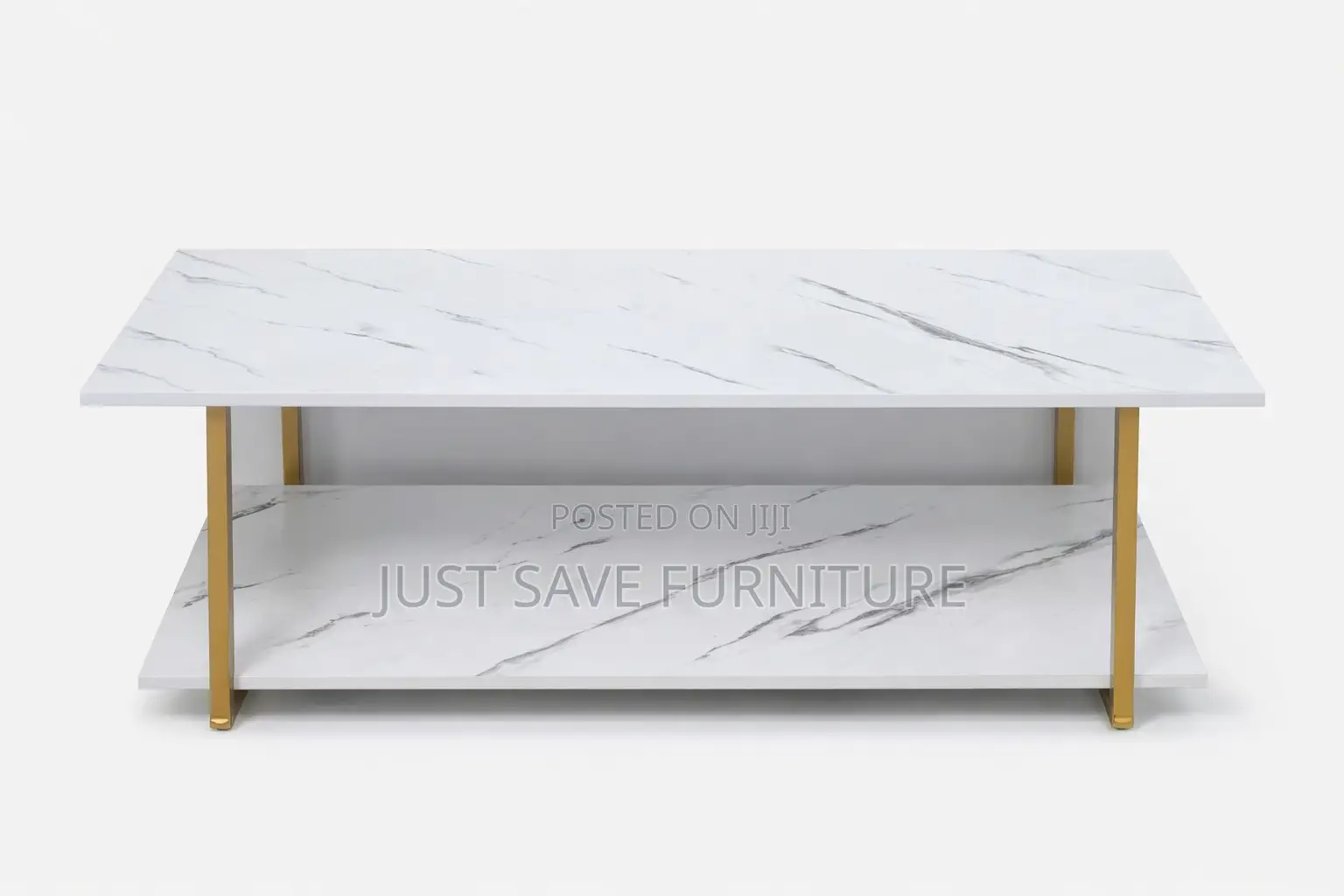 Marble Coffee Table With Gold Legs – Elegant Durable