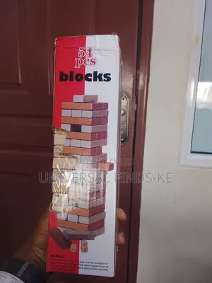 54 PCS of a Wooden Jenga Blocks