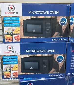 20 Litres Smart Pro Digital Black Microwave