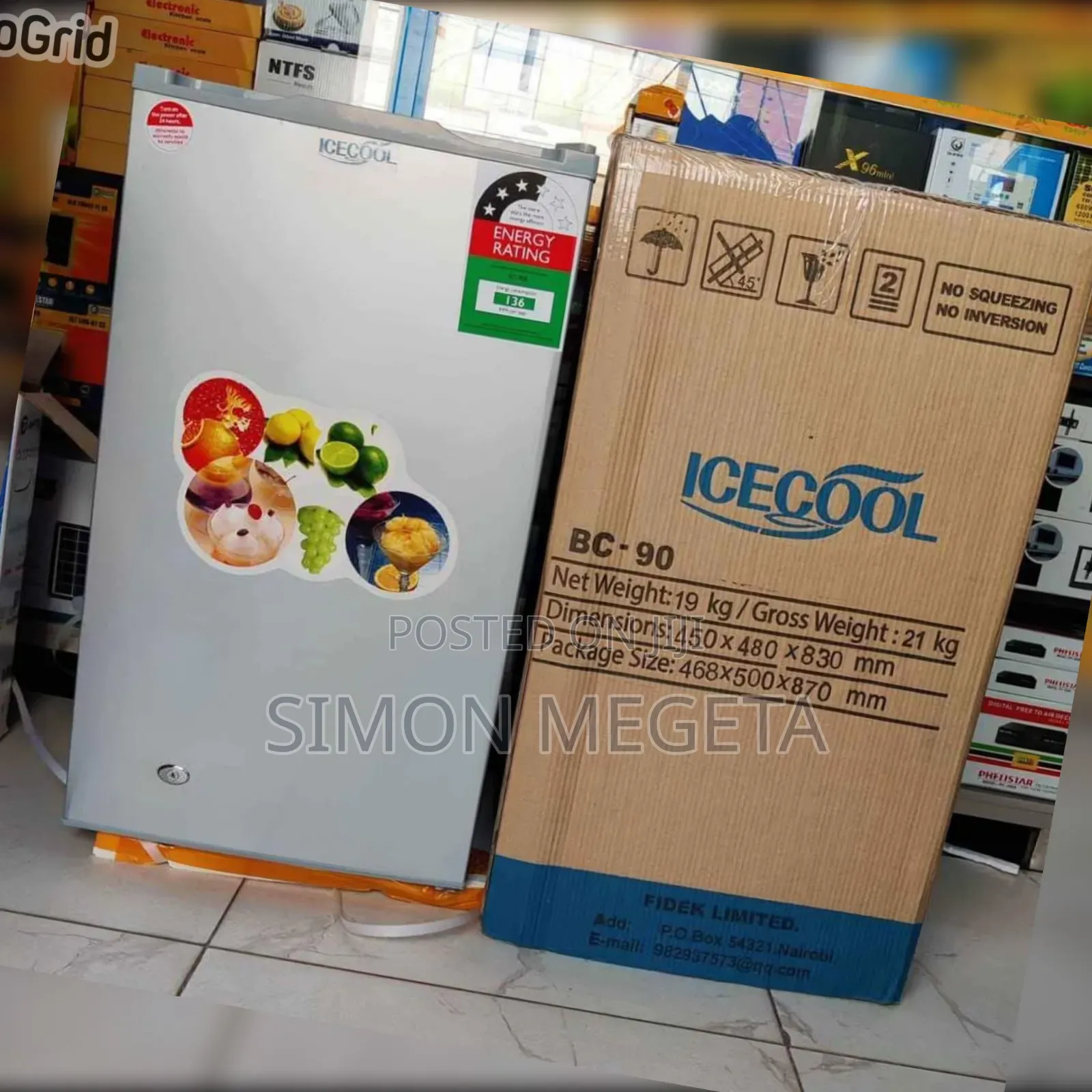 Available Icecool 90 Litres Fridge
