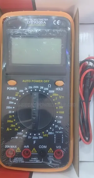 Dt-9205a Digital Multimeter (Yellow)/Digital Multimeter