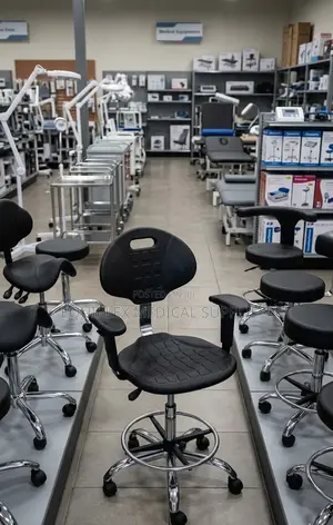 Doctor's Stool With Backrest and Armrest (Strong and Sturdy)