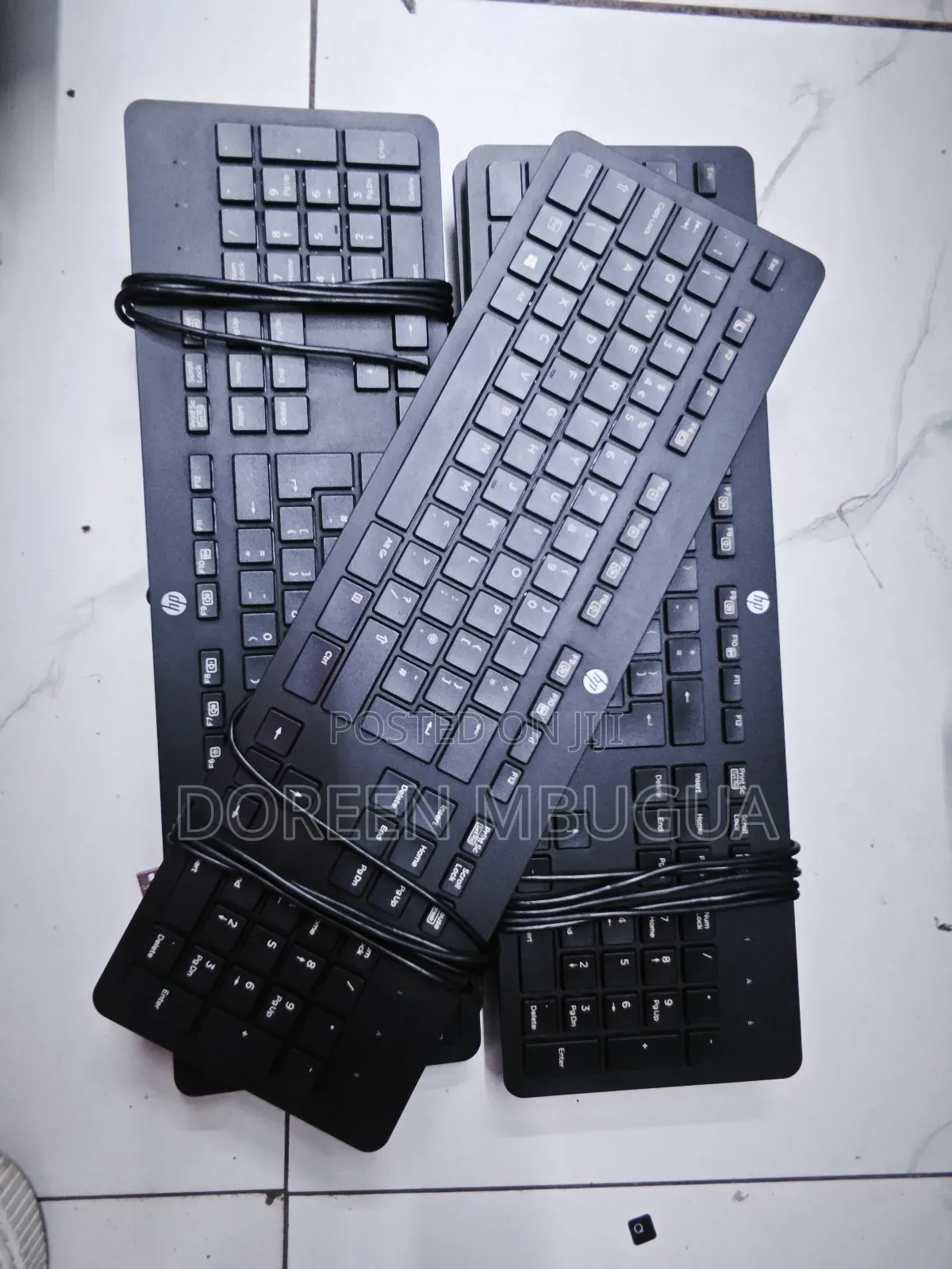 Ex Uk Hp Slim Wired Keyboards