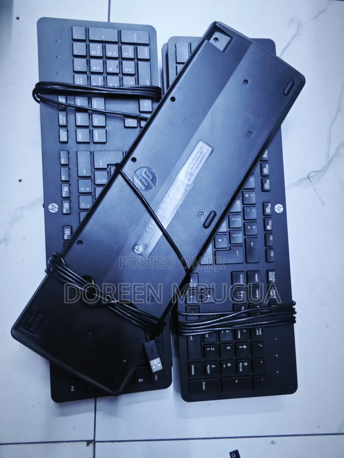 Ex Uk Hp Slim Wired Keyboards