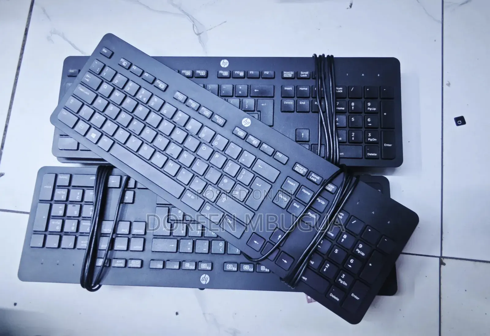 Ex Uk Hp Slim Wired Keyboards