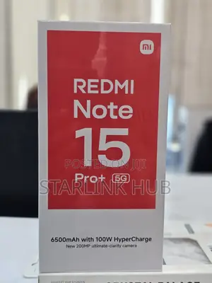 New Xiaomi Redmi Note 15 Pro+ 512 GB Black