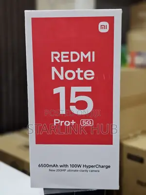 New Xiaomi Redmi Note 15 Pro+ 512 GB Black