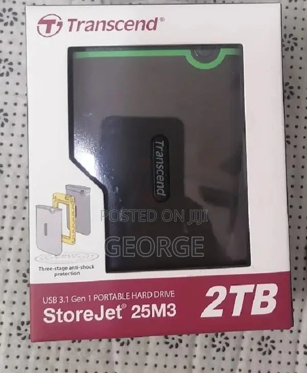 2tb- Transcend External Hardisk