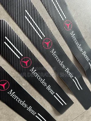 4pcs Mercedes Universal Scuff Protection Door Cover Strip