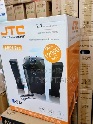 JTC J-801 Pro 2.1ch Home Theater Sub Woofer Speaker -
