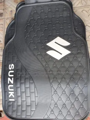 5pc Suzuki White Logo Waterproof Carpet Mats