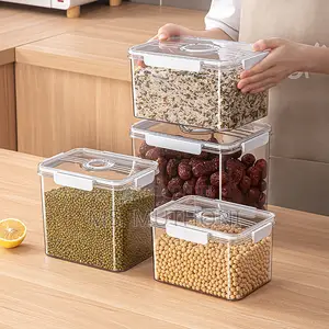 *3pcs Set Acrylic Food Storage Containers(6.6l,3.8l,1.8l)
