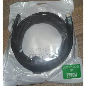 Type C to C 3mtrs Cable 120gb