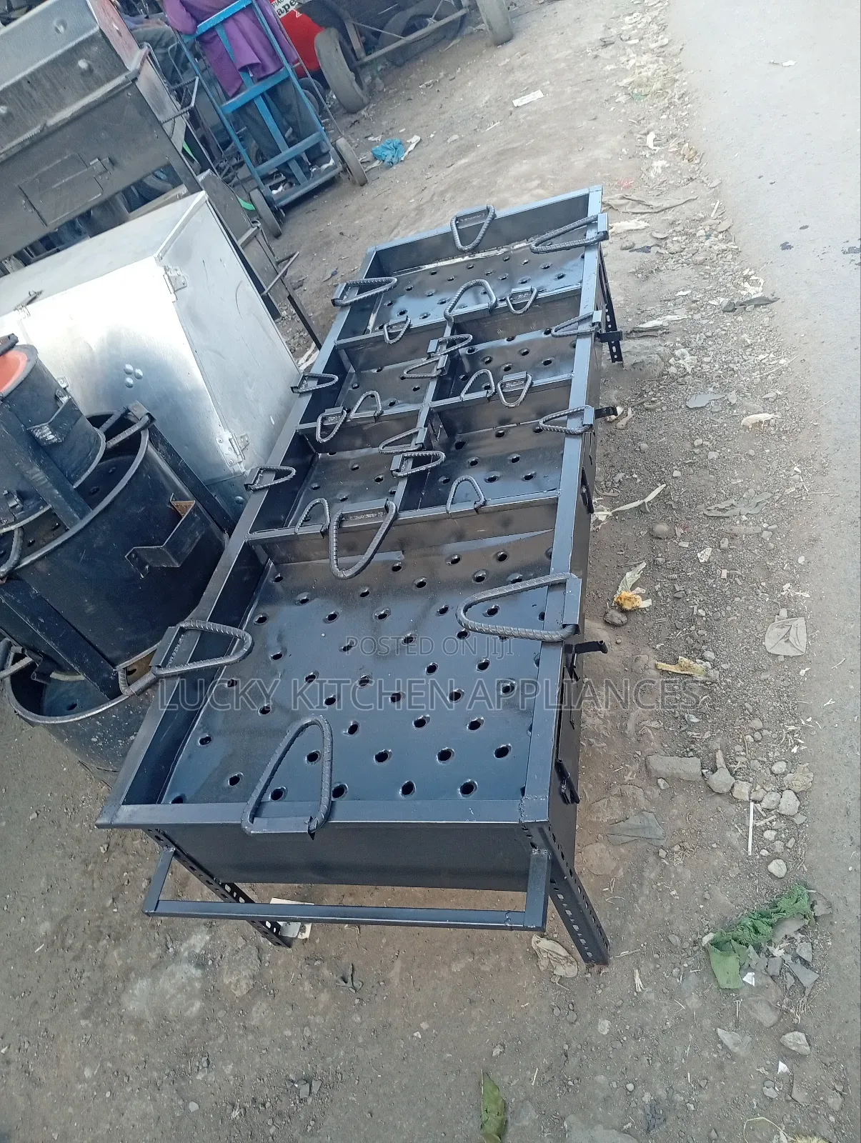 Charcoal Jiko Combined Unit.