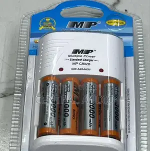 Mp Charger &A Pair Of Rechargeable Batteries