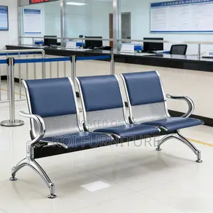 Office Benches; Three Seaters Semi Padded Office Waiting Area Bench
