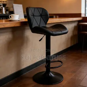 Barstools; Leather Height Adjustable Home Barstools