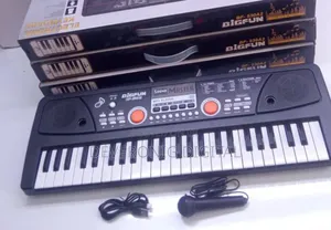 49 Keys Piano With Microphone and Charging Cable