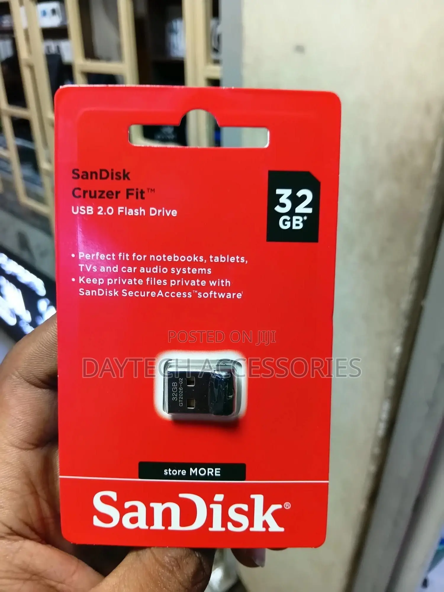 Sandisk 32gb Cruzer Fit Usb 2.0 Flash Drive