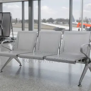 Office Bench; Three Seaters Heavy Metallic Office Bench