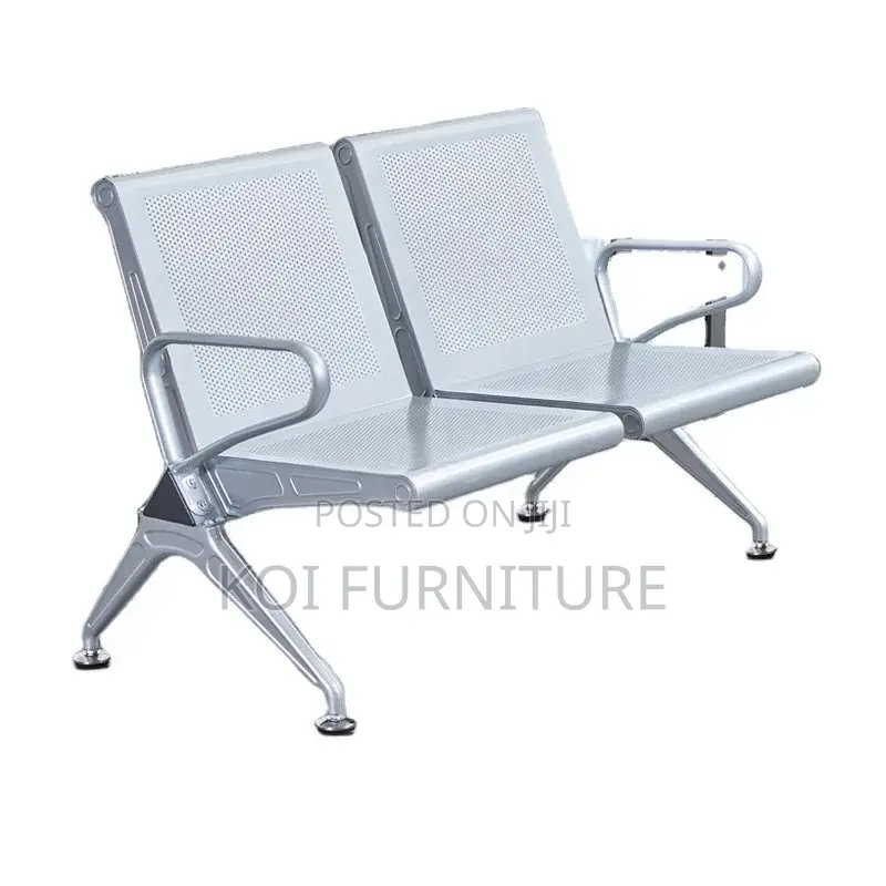 Office Bench; Three Seaters Heavy Metallic Office Bench