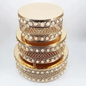 3pcs Iron Top Cake Stand-Ele