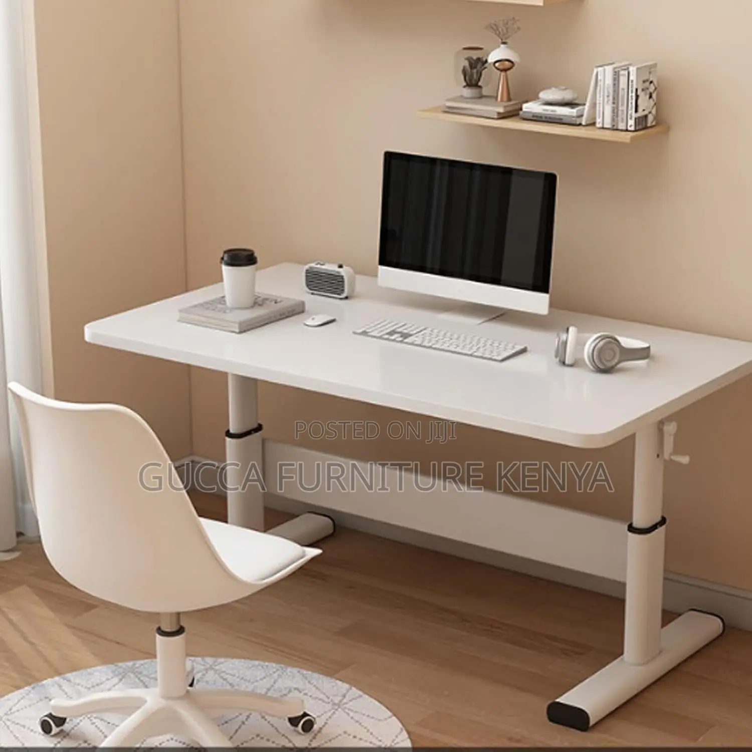 Manual Height Adjustable Standing Office Desk