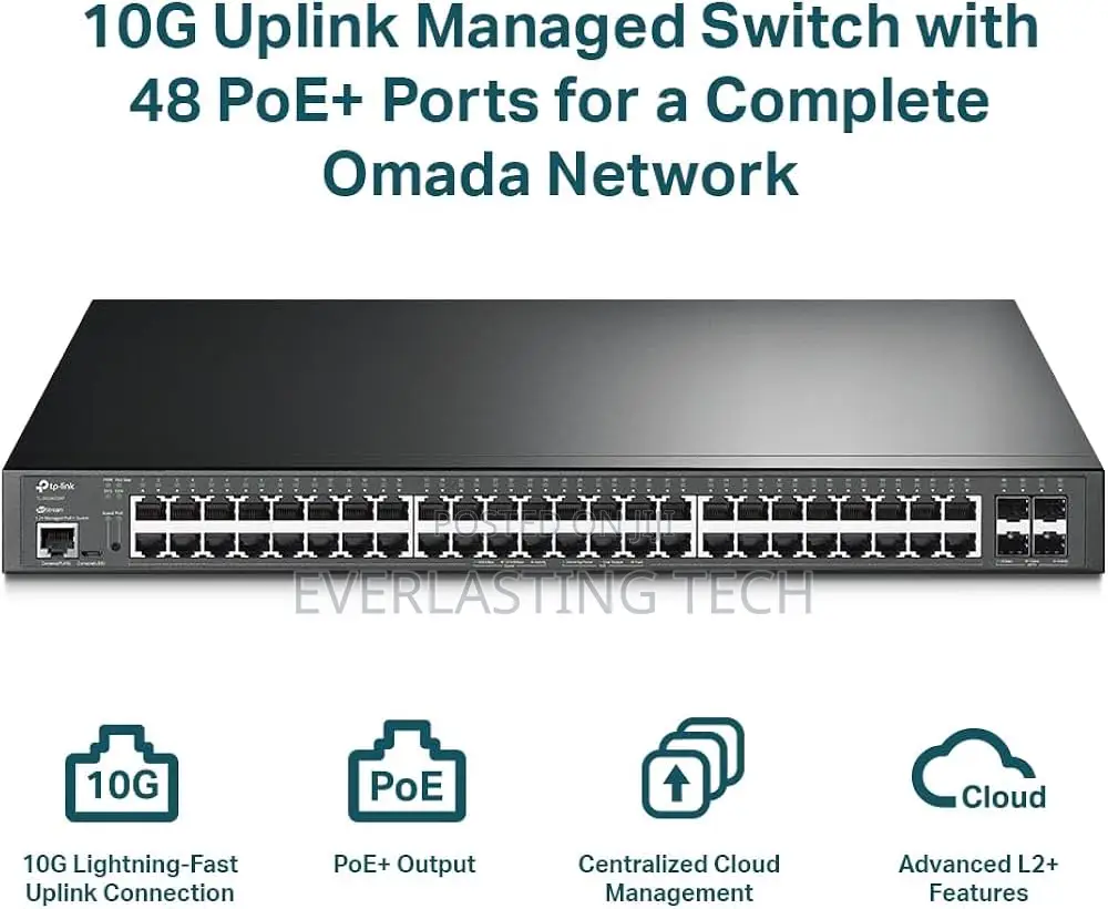 Tp-Link Omada Jetstream 48-Port Gigabit L2+ Managed Switch Tl-Sg3452xp