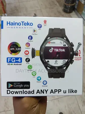 Hainoteko Germany Fg-4 5g Android Smart Watch With Camera