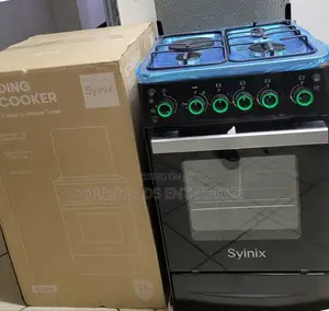 Syinix 50*50 Standing Gas Cooker With Electric Oven With Rotisserie