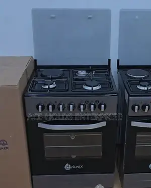 60*60 Free Nunix Standing Gas Cooker/ Electric Oven With Jet Valveɓ