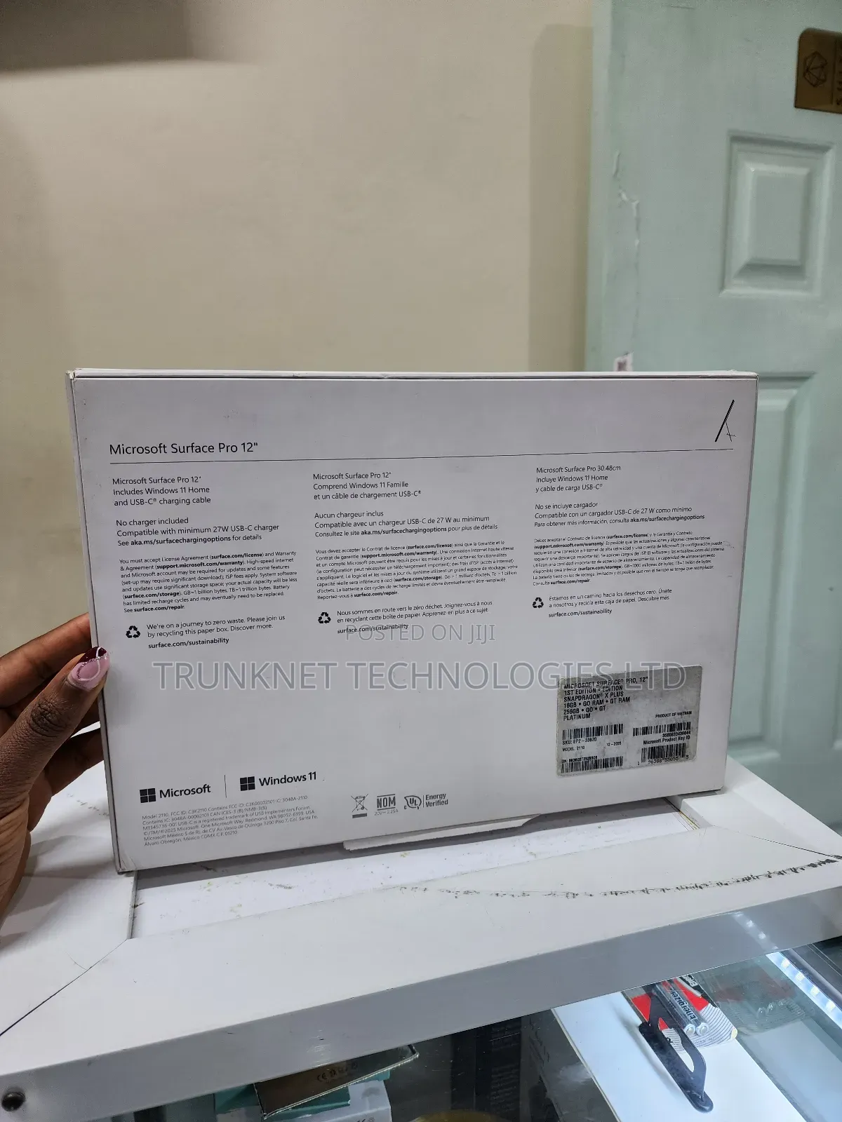 New Laptop Microsoft Surface Pro Copilot+ PC 12 16GB SSD 256GB