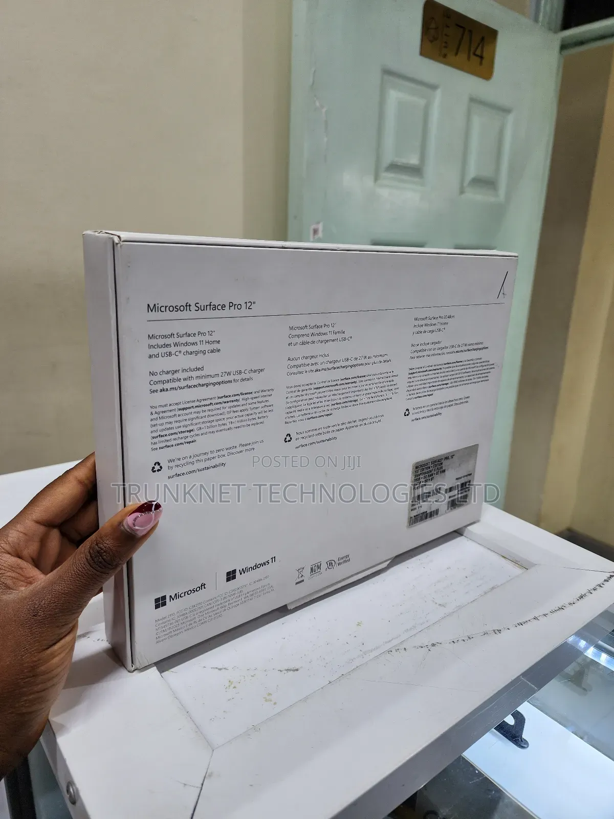 New Laptop Microsoft Surface Pro Copilot+ PC 12 16GB SSD 256GB