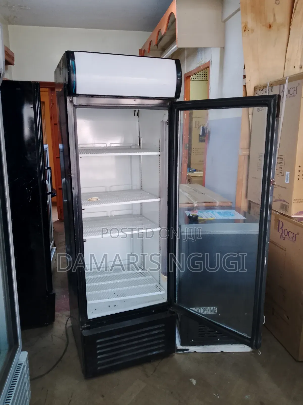 Black Display Fridge