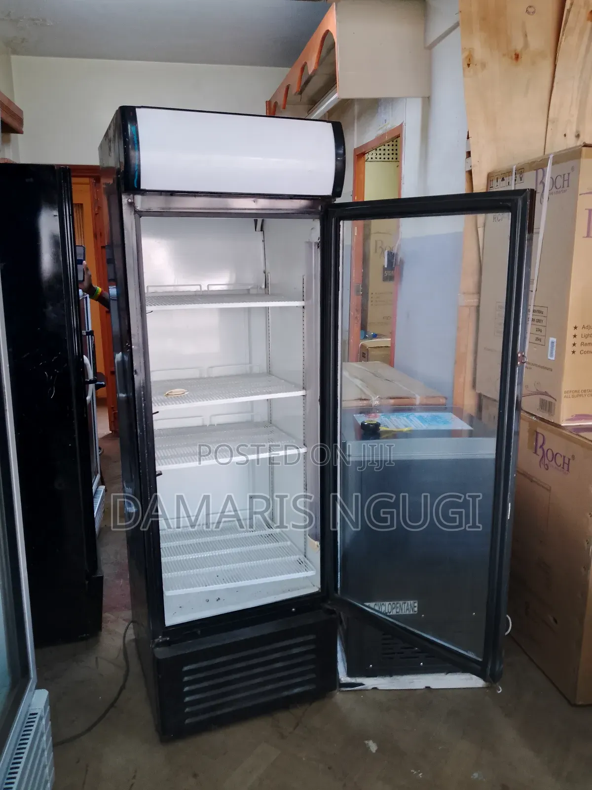 Black Display Fridge