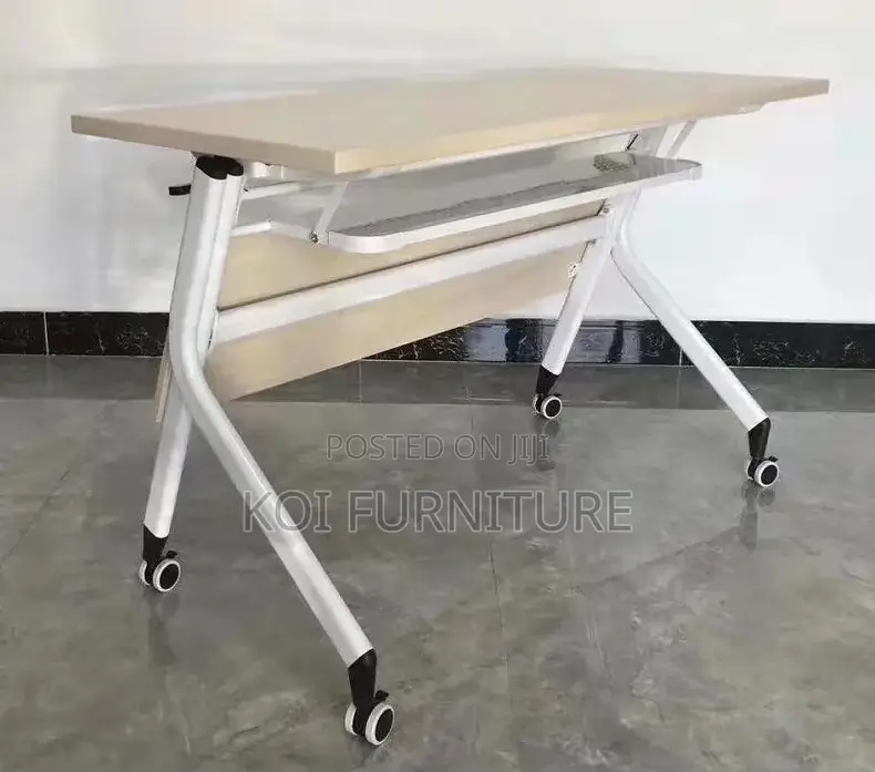 Office Desk; Universal Foldable Mobile Home Office Training Table
