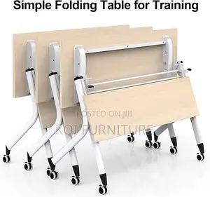Office Desk; Universal Foldable Mobile Home Office Training Table