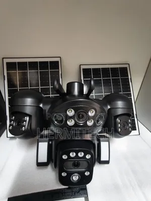 Specialised Wide Range Coverage Quad Lens CCTV 4g Solar Powered PTZ