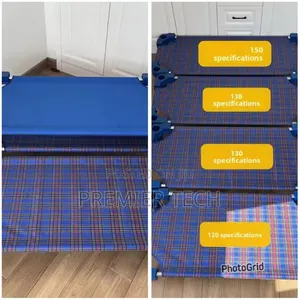 Stackable Kindergarten Special Plastic Canvas Bed