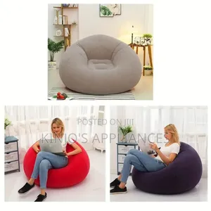 Large Lazy Inflatable Sofa Seat / Inflatable Bean Bag