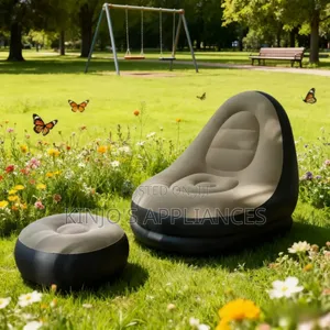 Inflatable Deluxe Lounge Seat / Inflatable Seat With Foot Rest