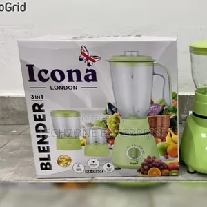 Icona 3 in 1 Quality Blender, Grinder and Chopper 1.5l Green I 