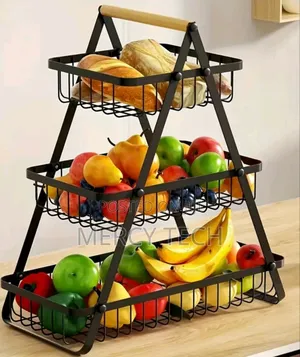 3tier Fruit Rack With Carrying Handle