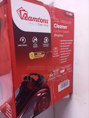 Ramtons Vacuum Cleaner 3.5l Cyclonic System Rm/695