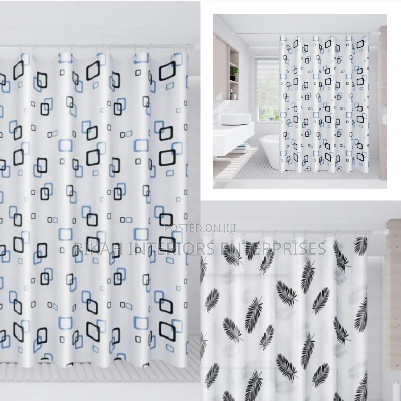 Patterned Shower Curtains