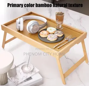 Breakfast in Bed Foldable Bamboo Tray